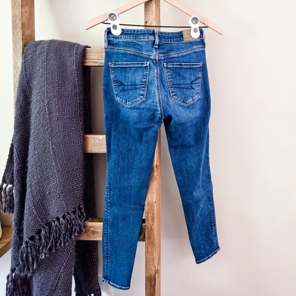 American Eagle Blue Skinny Jeans (Women’s 4 Short) - Picture 6 of 8